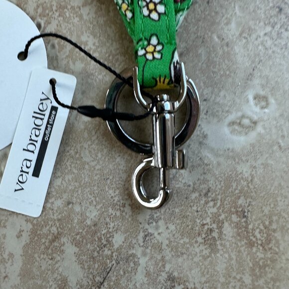 VERA BRADLEY PEANUTS WIDE WRISTLET STRAP KEYRING:NWT  SNOOPY'S MEADOW - Picture 8 of 13